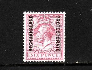 D1-Bechuanaland Prot.-Scott#103-Unused hinged-6p dull violet