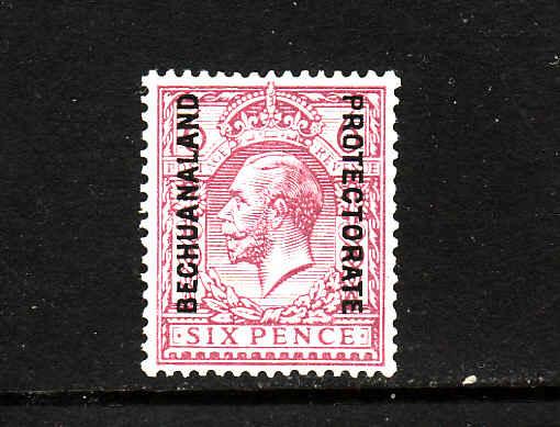 D1-Bechuanaland Prot.-Scott#103-Unused hinged-6p dull violet