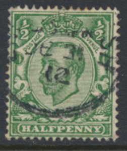 Great Britain SC# 153*  SG 339 George V Downey Head Used see detail & scans