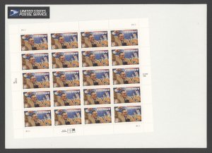 1997 US Scott #3147, 32c Vince Lombardi, Sheet of 20 MNH