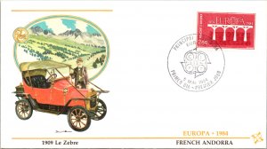 Antigua, Worldwide First Day Cover, Europa, Automobiles
