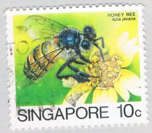 Singapore 454 Used Honey Bee 1 1985 (BP59210)