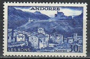 Andorra, French Stamp 136  - Village of Les Bons