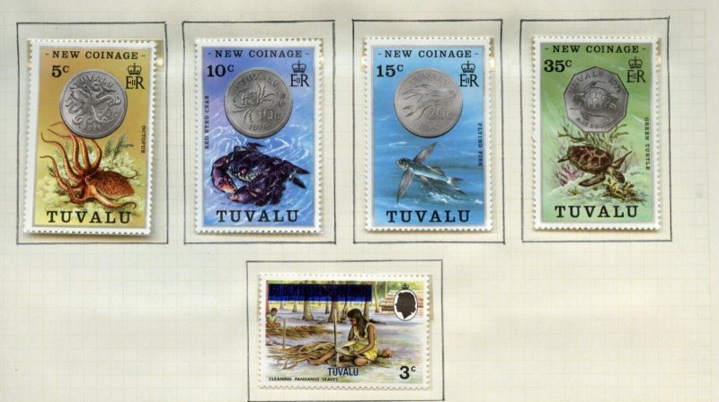 TUVALU LOT OF STAMPS MINT NEVER HINGED AS SHOWN