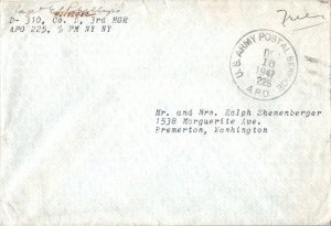 United States A.P.O.'s Soldier's Free Mail 1947 U.S. Army Postal Service, A.P...