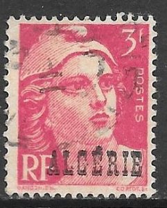 Algeria 203: 3f Overprint, used, F-VF