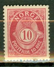 Norway 51d (rose) mint CV $350