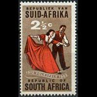 SOUTH AFRICA 1962 - Scott# 281 Folk Dancing Set of 1 LH
