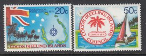 Cocos Keeling Islands 32-33 MNH VF