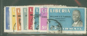 Liberia #317/327/C65 Used