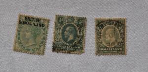 Somaliland Protectorate, 2 used, 1 MHR