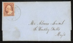 U.S. #10A USED ON COVER