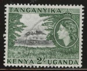 Kenya Uganda & Tanganyika KUT Scott 114 used 2sh Kilimanjaro stamp