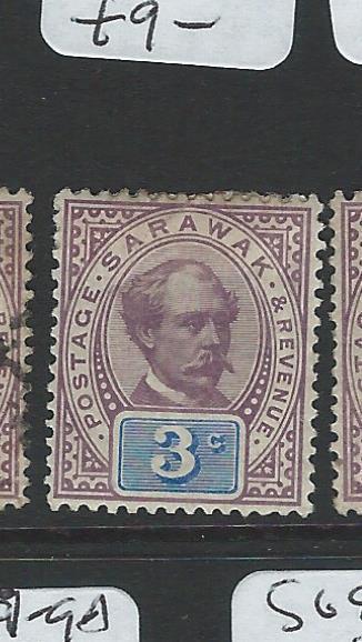 SARAWAK (P0703B) 3C  SG10  MOG