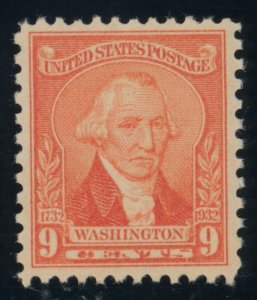 US Stamp #714 Washington 9c - PSE Cert - XF 90 - MNH - SMQ $25.00