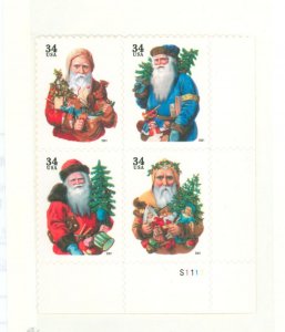 United States #3537-3540 Mint (NH) Plate Block