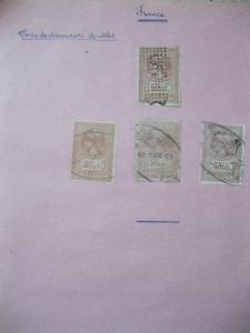 COLLECTION OF FRANCE REVENUES ETC