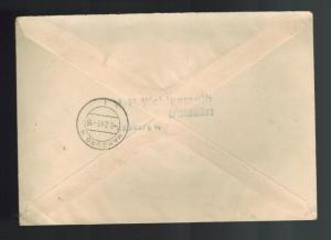 1941 Luxembourg Occupation Cover to Germany Stamp Day Cancel Semi Postals