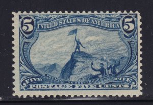 288 F-VF OG mint never hinged with nice color cv $ 275 ! see pic !