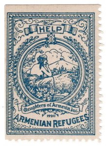 (I.B) US Cinderella : Daughters of Armenia Charity Stamp