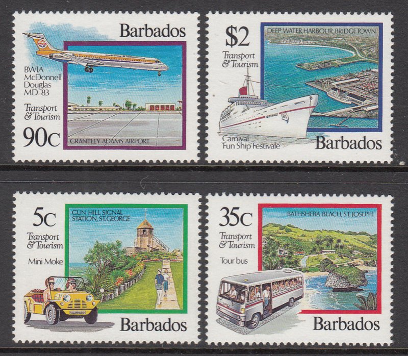 Barbados 830-833 MNH VF