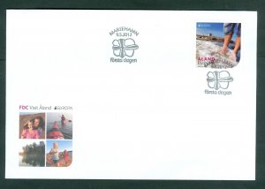 Aland. 2012 FDC. Europe. Tourism Visit Aland Beach. Sc.#  330