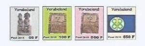 NOVATROIE : YORUBALAND - 2016 - Definitive Series-Imp 4v Set-M N H-Private Issue