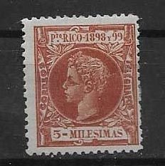 PUERTO RICO STAMP, MNG  #JUNIO MW3