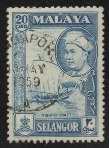 Selangor Scott 108 Used stamp