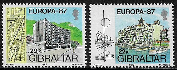 Gibraltar #499-500 MNH Set - Europa