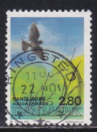 Denmark # 823e, Birds, Used, 1/3 Cat.