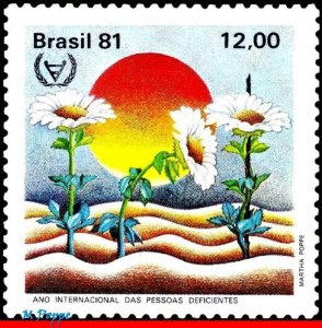 1759 BRAZIL 1981 INTERNATIONAL YEAR OF DISABLED PERSON, HEALTH, MI# 1845, MNH