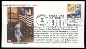 #3184e Women's Suffrage BGC FDC