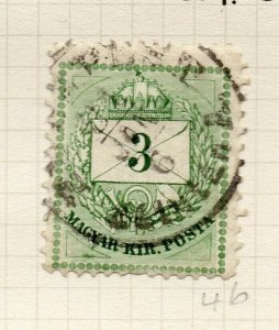 Hungary 1874-76 Early Issue Fine Used 3kr. NW-193495