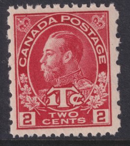 Canada #MR5 King George V KGV 2¢ + 1¢ 1916 War Tax perf 12x8 MNH CV $172.50