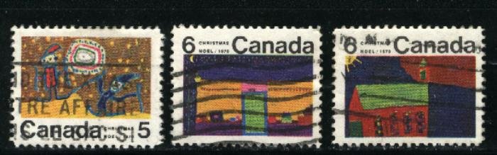 Can #522,526,528  u   VF 1970 PD