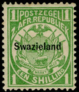 SWAZILAND SG3, 1s green, M MINT. Cat £19.