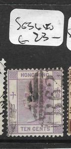 HONG KONG     (P2806B) QV 10C  SG 36  VFU