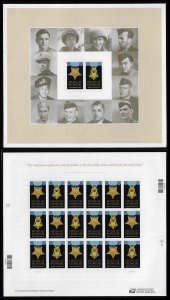 MALACK 4822-23 Forever Medals of Honor Sheet, VF min..MORE.. stock4822-23