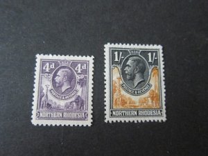 Northern Rhodesia 1925 Sc 6,10 MH