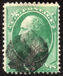 1870, US 3c, Washington, Used, Sc 147