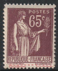 France Scott 270 - SG509, 1932 Peace 65c MH*