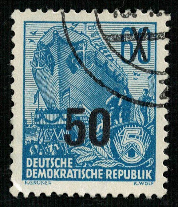 DDR, 60/50 Pf, Germany, (3453-Т)