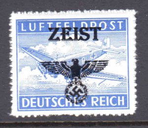 GERMANY MC1a OG NH U/M VF LUFTFELDPOST WW2 LOCAL ZEIST FELDPOST