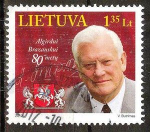 Lithuania 2012 President A. Brazauskas Mi. 1112 Used