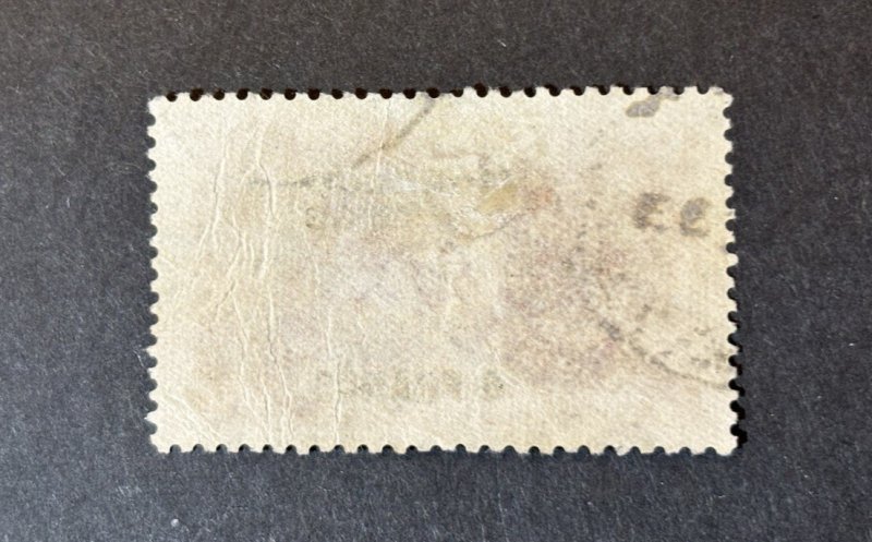Morocco Agencies: 1935 6 Francs on 5/- Rose -red,  Very Good Used.