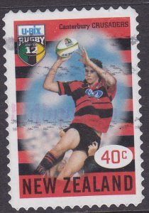 New Zealand 1999 Rugby Super 12 Championship 40c - used