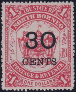 North Borneo 1895 SC 77 Mint 