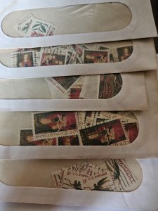 Xmas Postage Stamps For Crafting: 1940s-80s ass'd ;  Christmas 250 Pieces