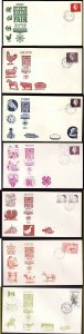 Canada-cover #13063 - Seven Halifax Atlantic Winter Fair commemorative covers